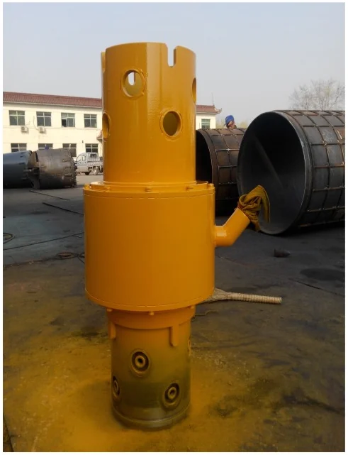 Centred tremie pour during rotary grouting