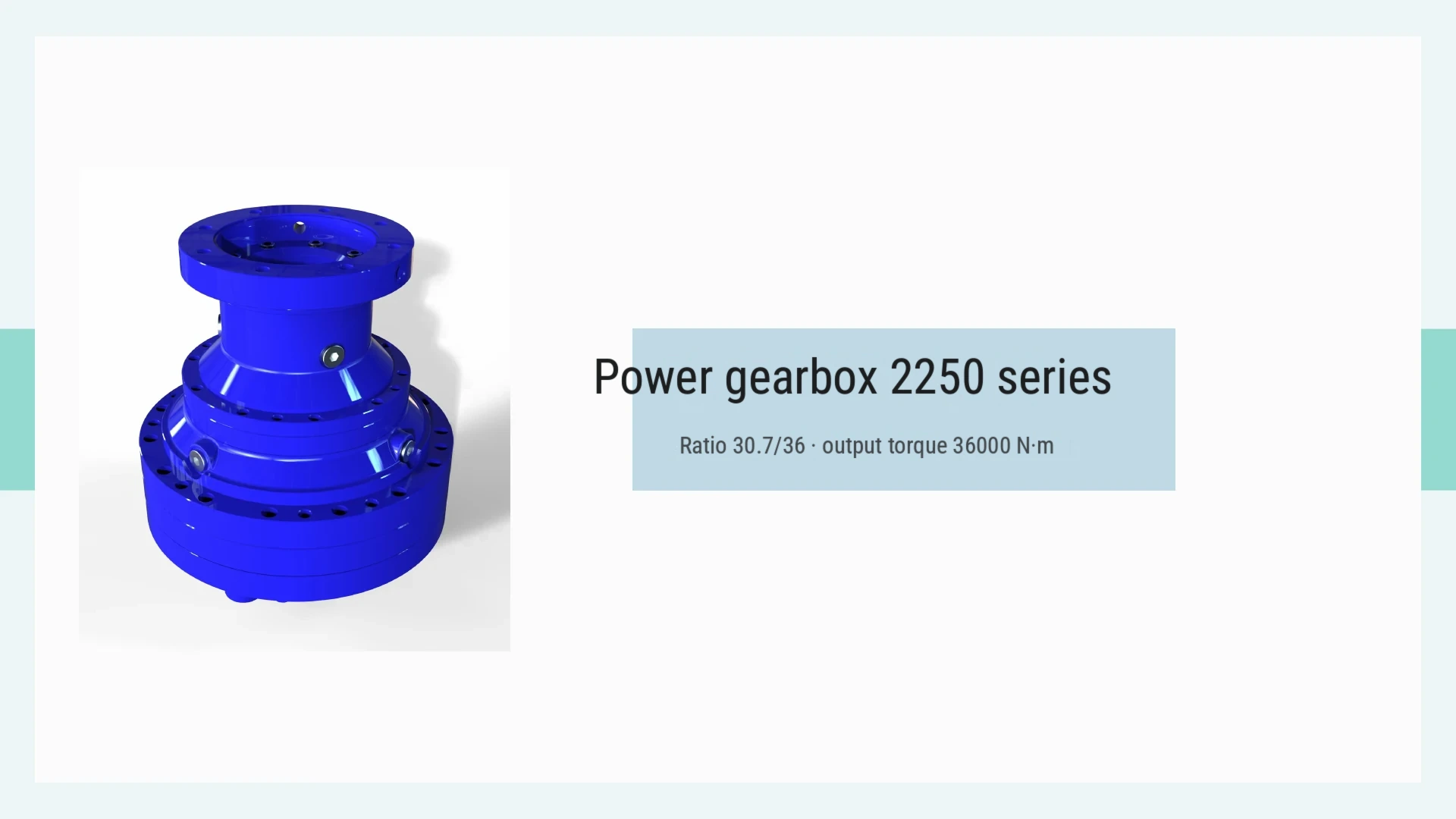 Rotary-head drive 2250 — ratio 30.7 / 36