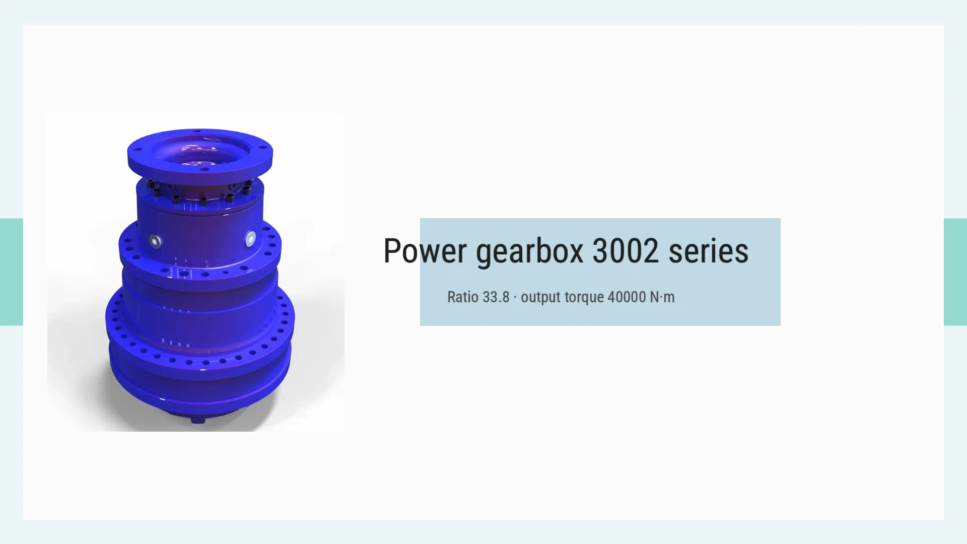 Rotary-head drive 3002 — ratio 33.8