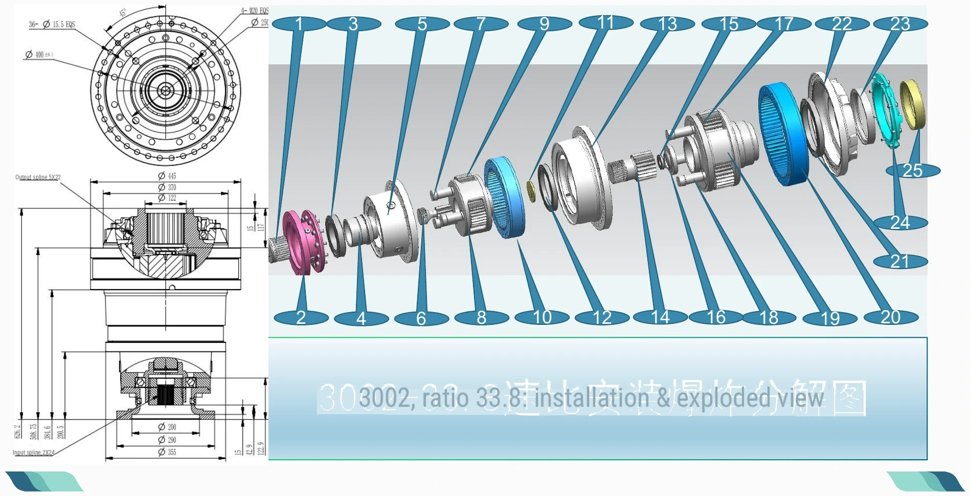 Installation & exploded view