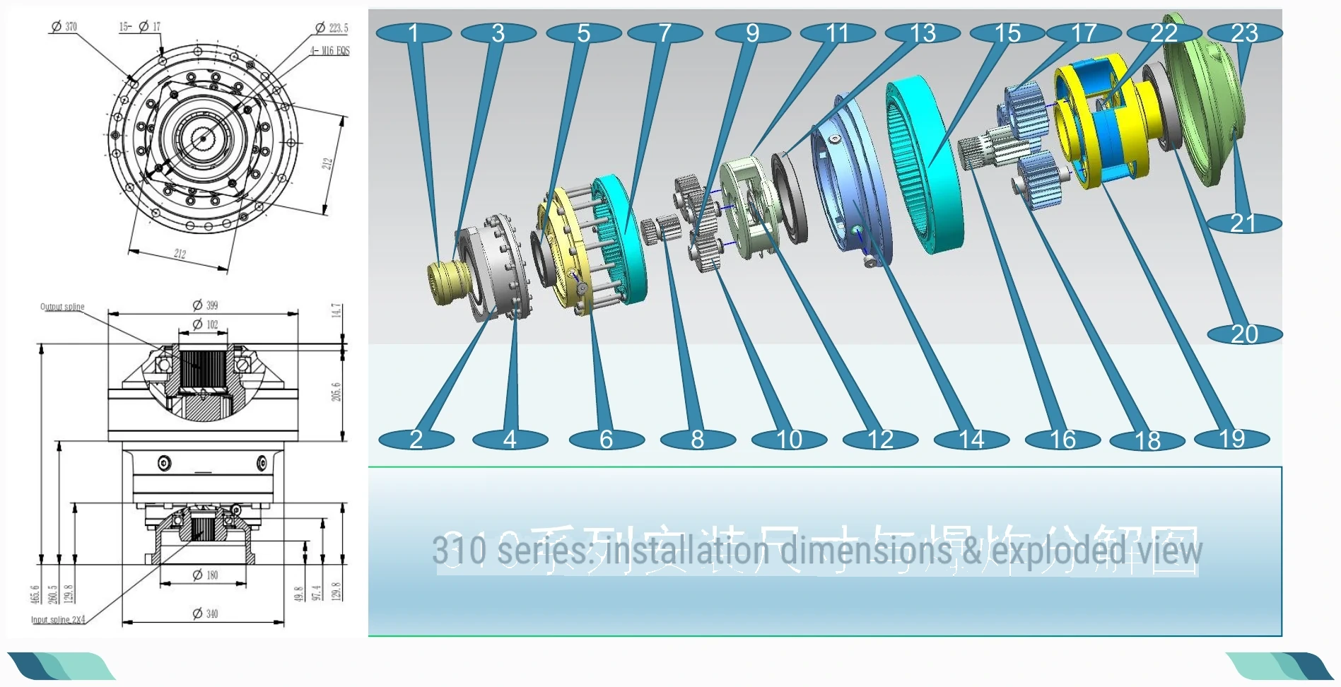 Installation & exploded view