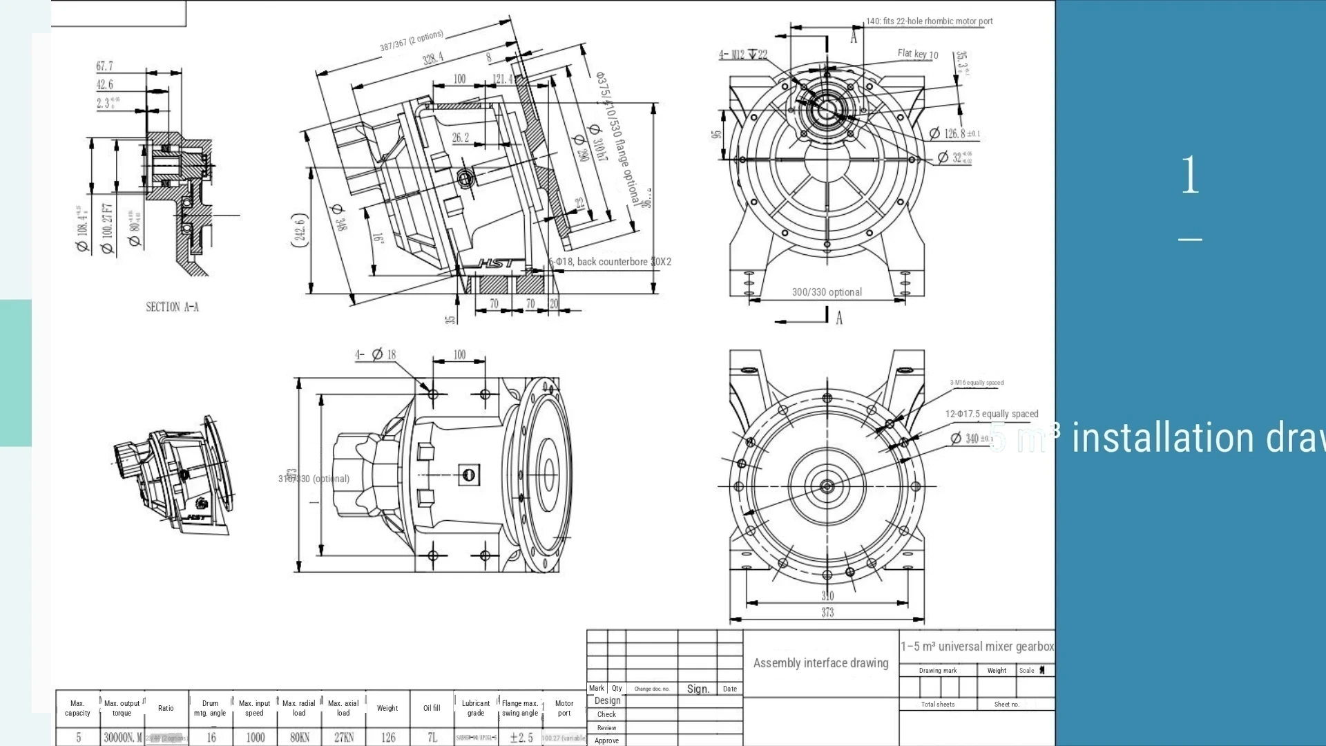 Installation & exploded view