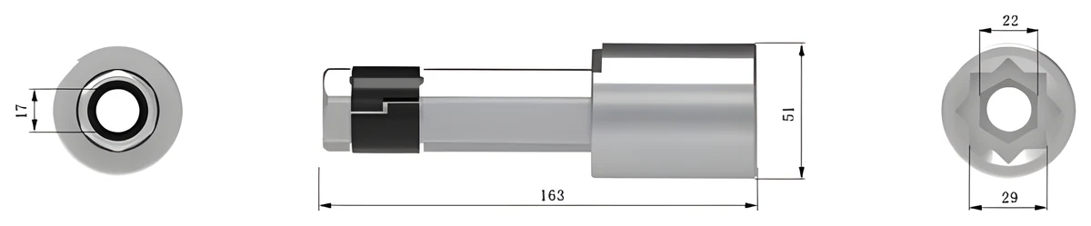 HQ56-201 (8-inch, 3-jaw chuck)