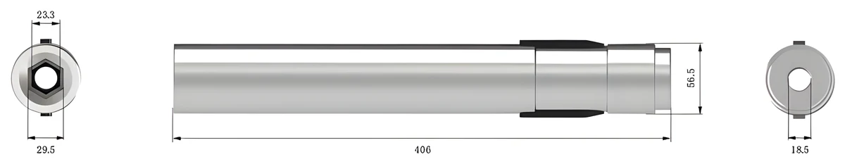 HQ56-431 (17-inch, 3-jaw chuck)