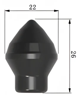 Cap carbide tip 22x26