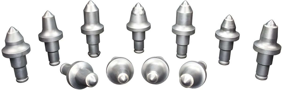 30–38 mm step-shank picks · 09