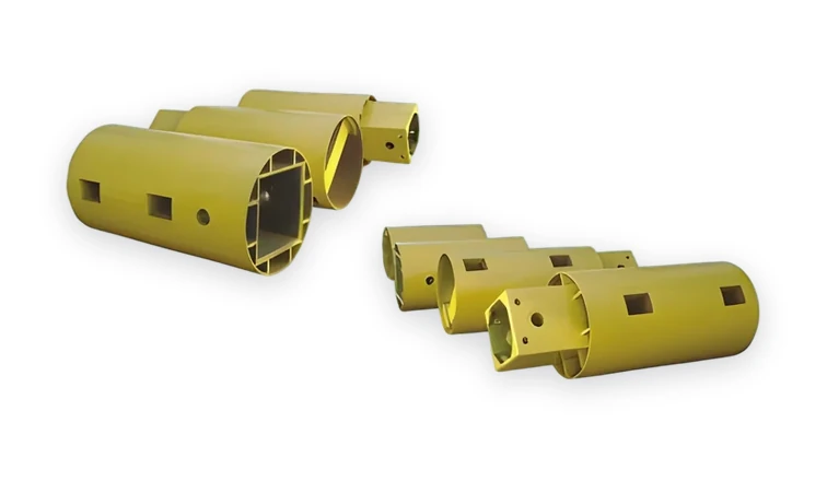 Diaphragm wall joint pipes, various sizes