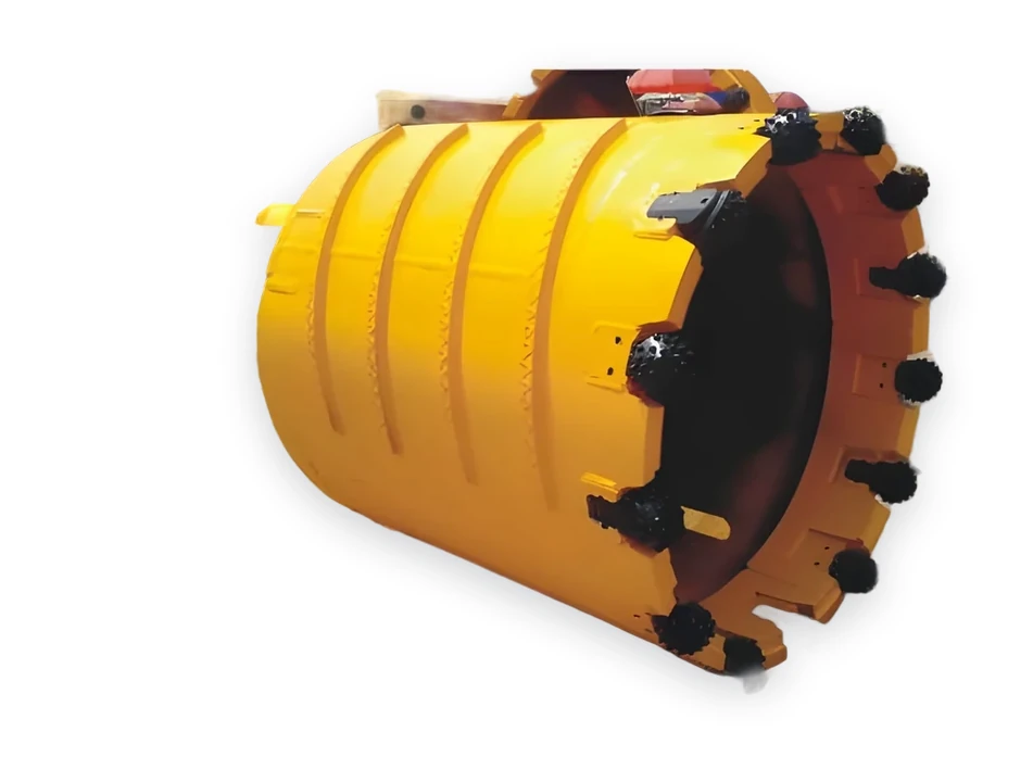 Core barrel with replaceable roller bits