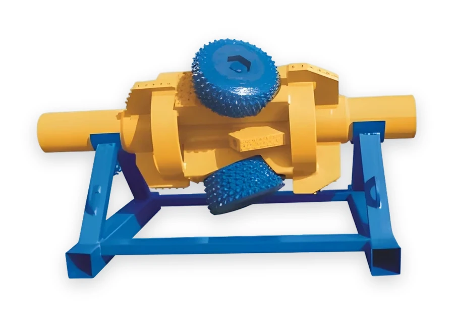 Rock reamer with roller cutters