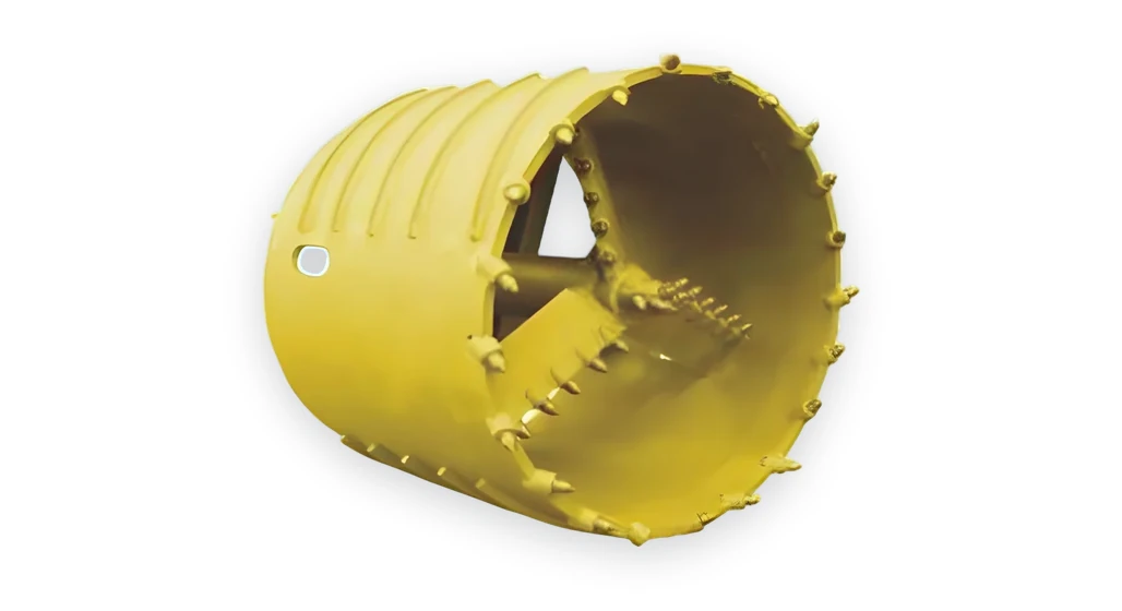 Three-wing core barrel