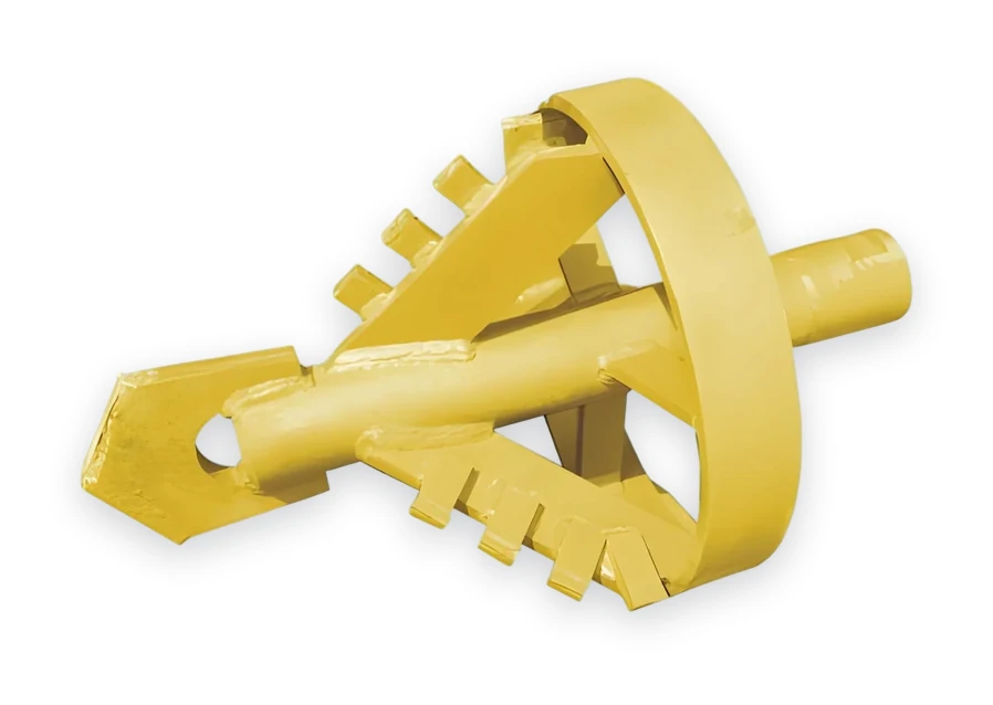 Welded three-wing drag bit