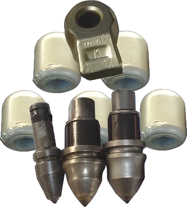 Bullet teeth and tooth holders